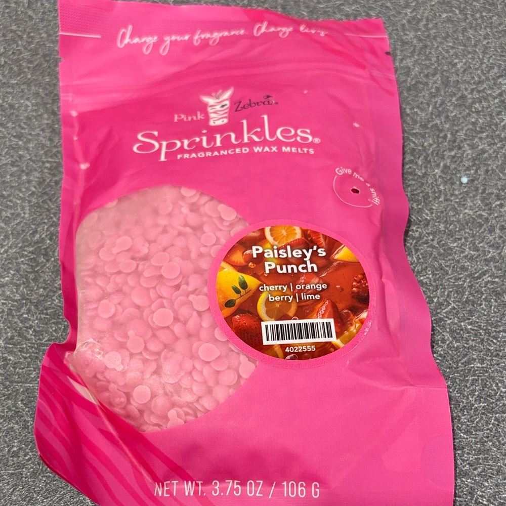 Pink Zebra Sprinkles Wax Melts - Paisley’s Punch